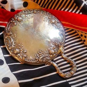 Antique Sterling Hand Mirror